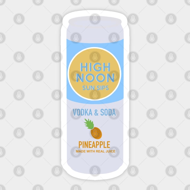 High Noon pineapple Sticker by hcohen2000